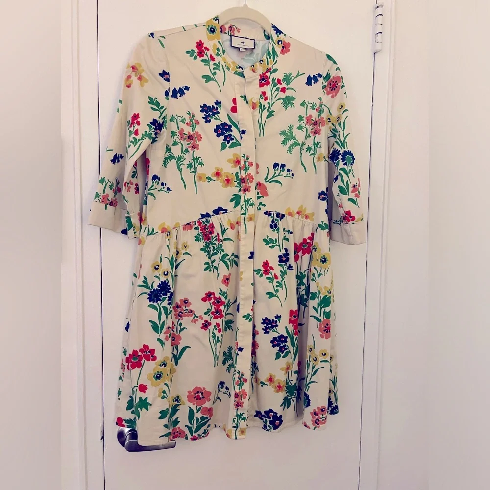 Tuckernuck loose multi-color floral dress. Size XXS - Picture 8 of 8